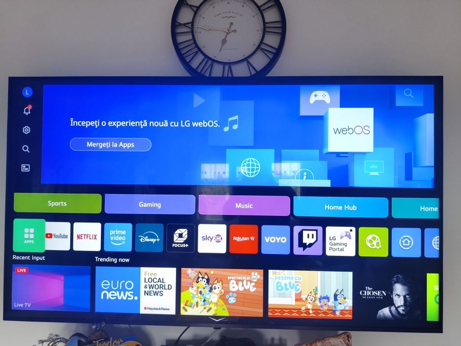 TV LG 65” 4K Smart – impecabil, ca nou!