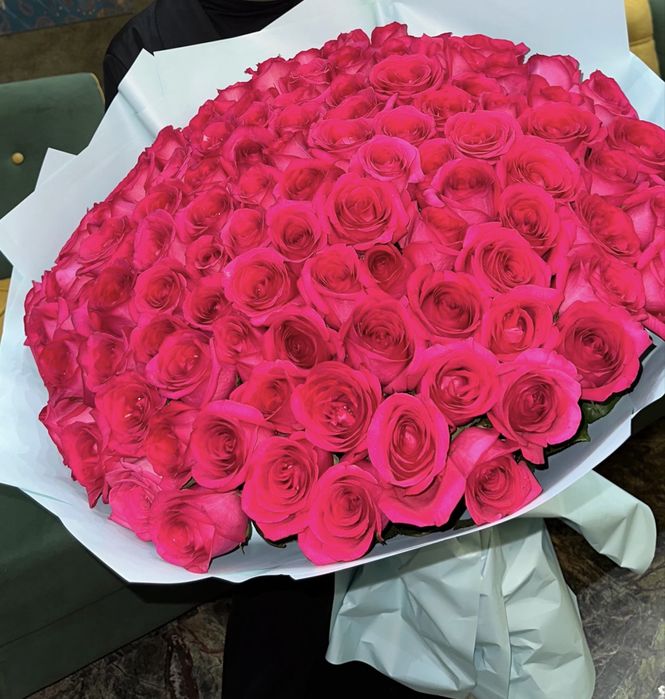 101 Роза свежие метровые