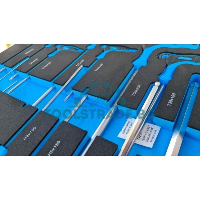 Шкаф/количка с инструменти със 7 чекмеджета,6 пълни KRAFTWELLE