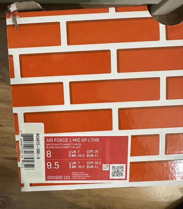 Nike x Off White Air Force 1 Mid