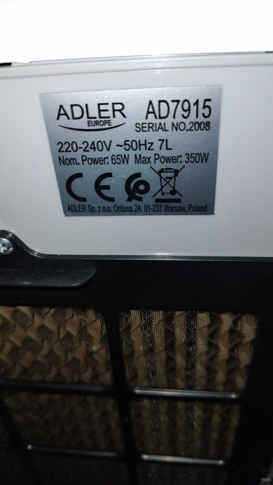 Мобилен охладител Adler AD 7915 закупен и не е ползван въобще, отваря