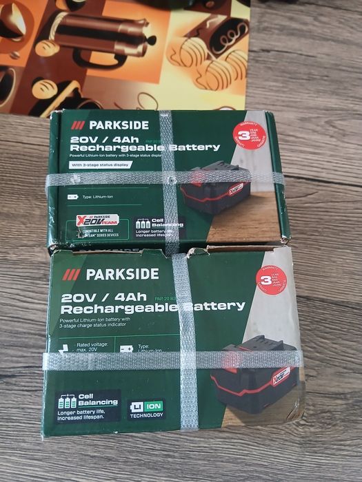 Baterii Parkside 20V 4Ah noi sigilate ridicare personala  nu livrez