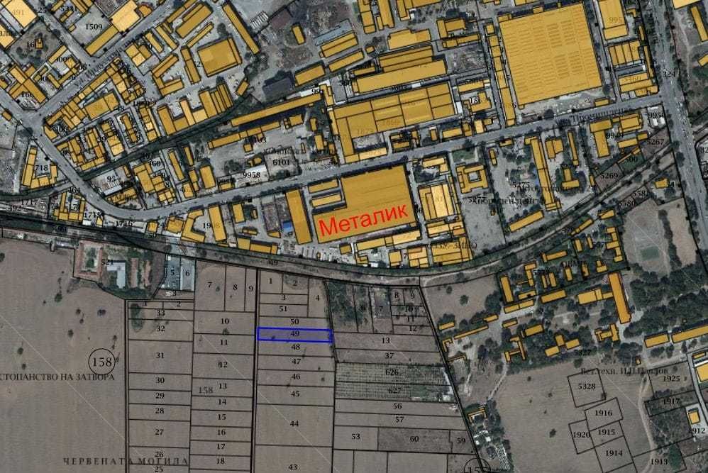 Продава се Парцел в Стара Загора, Индустриална зона - изток - 2450 кв.м за 18 €/кв.м - Снимка #1