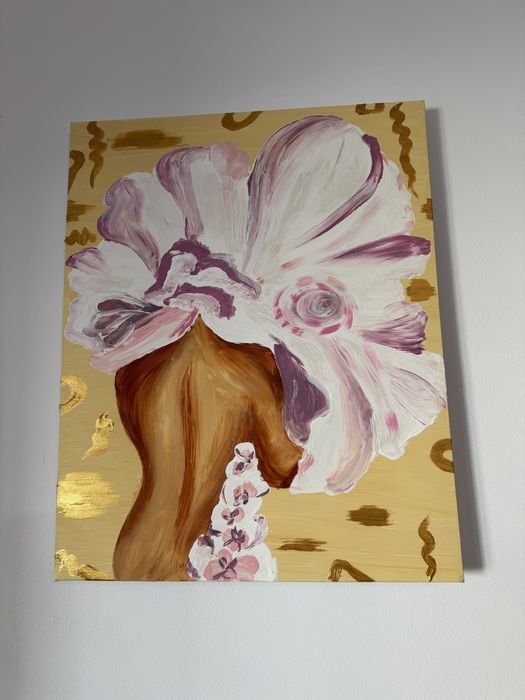 Tablouri prictate manual pe pânză