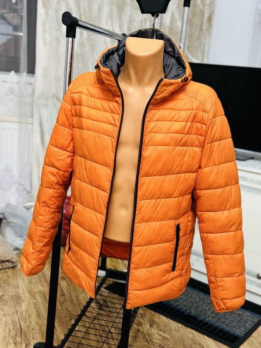 Geacă de barbați portocalie TOMMY HILFIGER