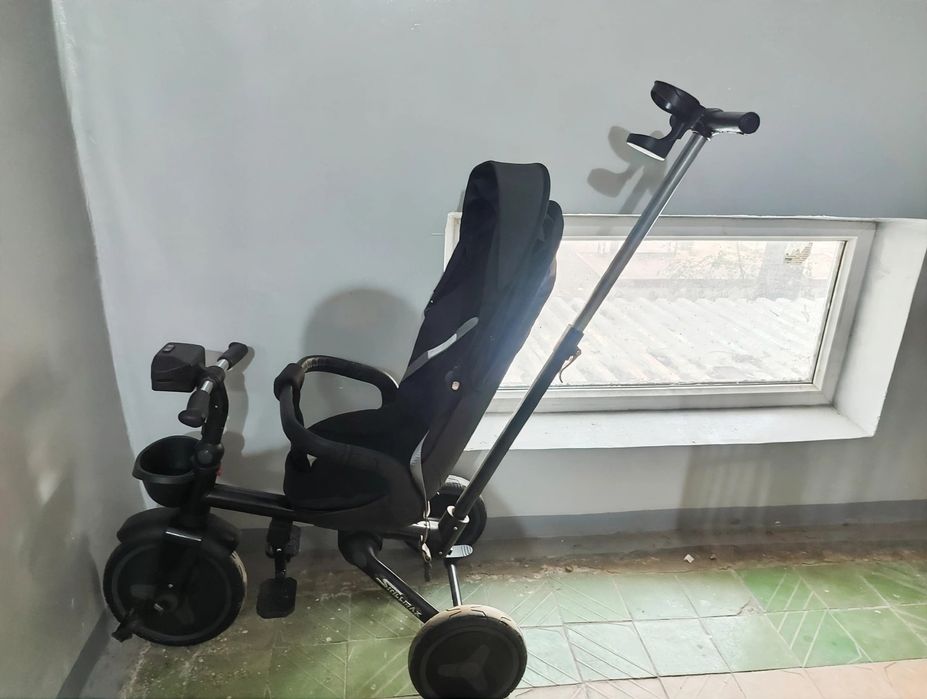 велосипед коляска 3 в 1 с ручкой родителей