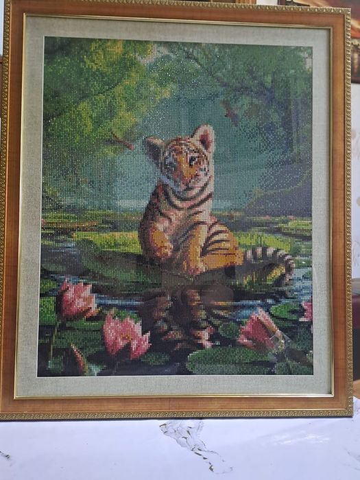 Картина ручной работы бисер