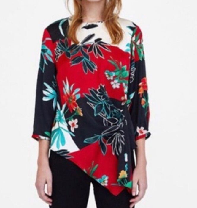 Блузка атласная женская