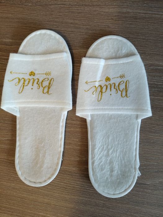 Halat bride+papuci bride +halat bridesmaid