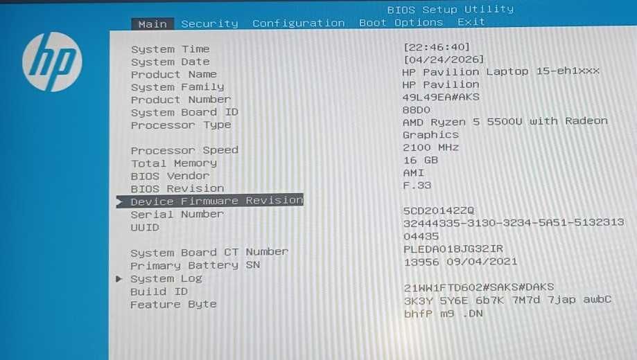 HP Pavilion 15 Laptop (15-eh)