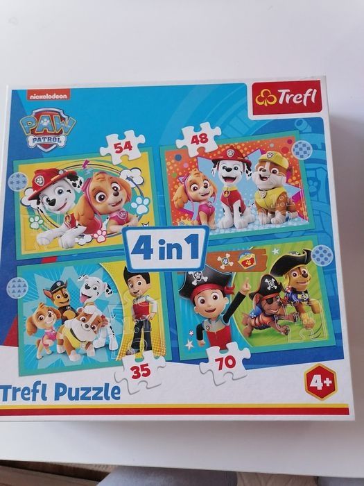 Забавни пъзели с анимационни герои възраст 4+