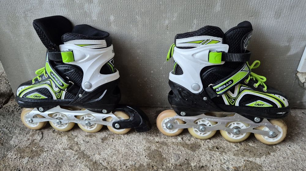 Детски ролери 35-38 номер, светещи колела