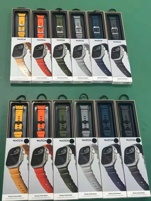 Nomad Rocky Point силиконови каишки за Apple Watch ULTRA/SE/11/10/9/8