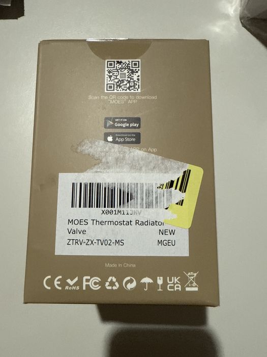 Qiumi Zigbee Termostat Radiator Valvă,Programabil Smart Wifi Mufă M30