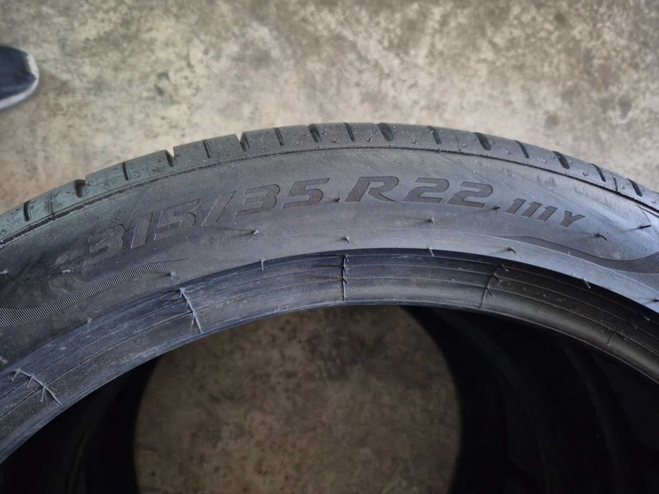 2 Anvelope de VARA - 315/35/22 111Y - PIRELLI P-ZERO * OEM BMW - APP NOI - DOT 2023 !