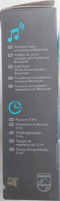 PHILIPS Безжична портативна BLUETOOTH тонколона BT2500B/00 - ЧИСТО НОВА