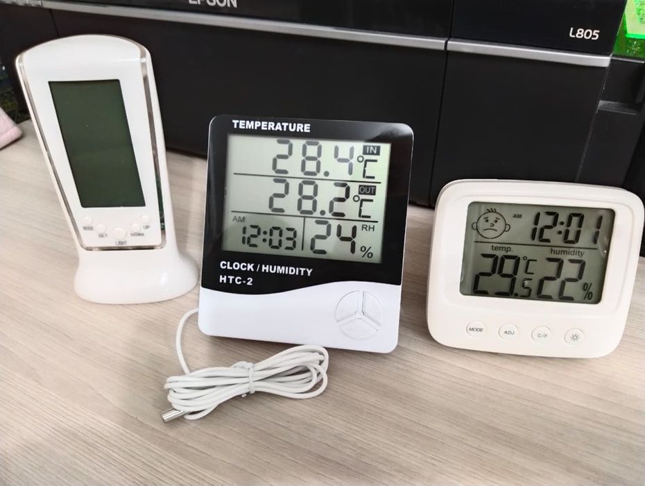 Часы, термометр, гигрометр