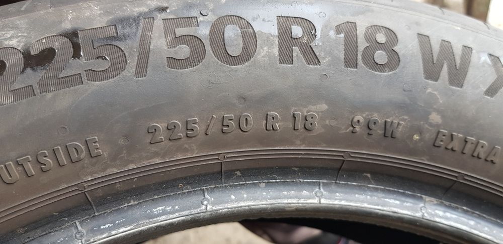 Летни гуми-2020г.-18цола-225/50-1бр.-120лв."CONTINENTAL "