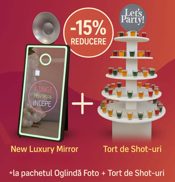 Oglinda Magica si tort de shot-uri Constanta