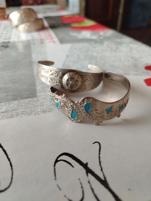 Браслеты СССР серебро