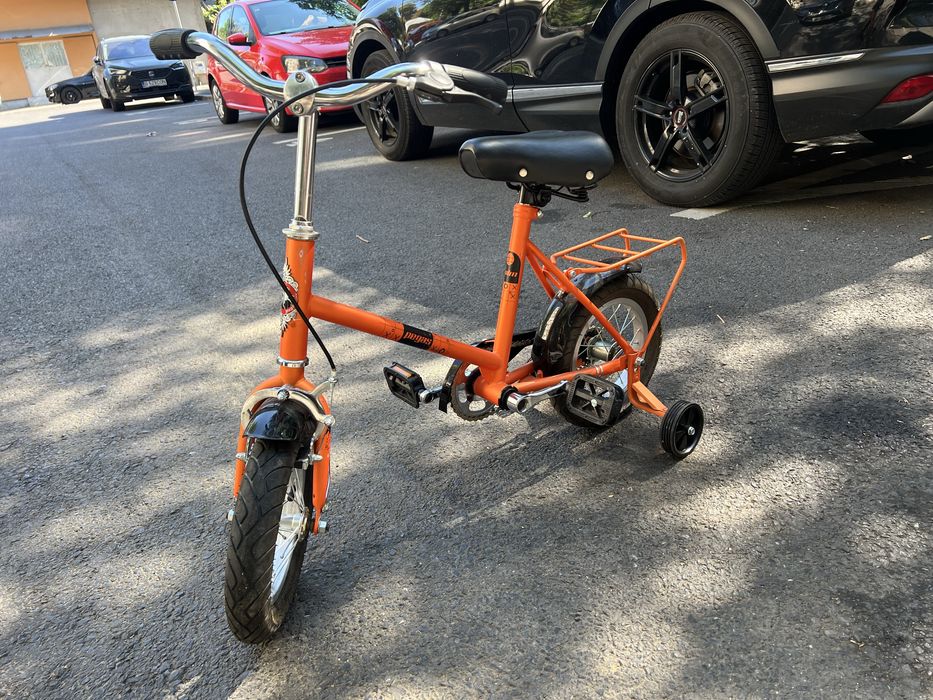 Bicicletă copii Pegas Șoim 12″ 1S – Orange