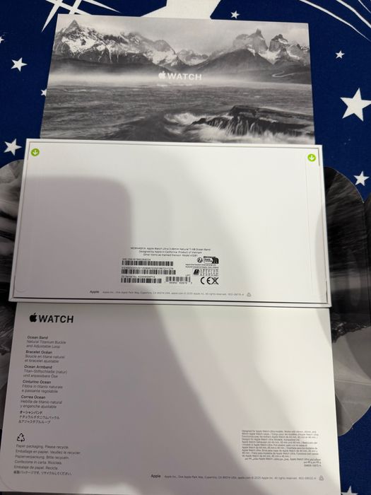 Apple Watch Ultra 3, GPS + Cellular, Natural Titanium, sigilat
