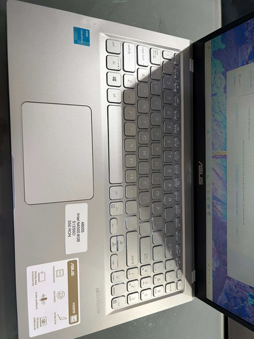 Laptop Asus X515KA Intel N4500 8GB 512SSD