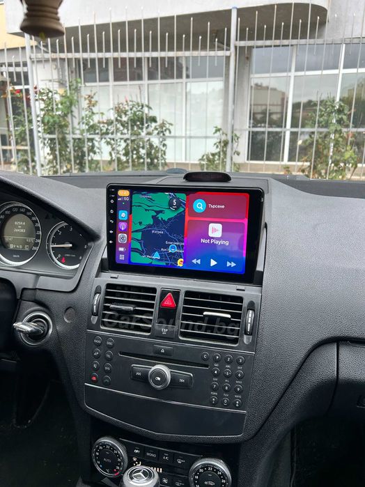 Mercedes W204 9" Мултимедия / Android 15 / Мерцедес C-Class Навигация