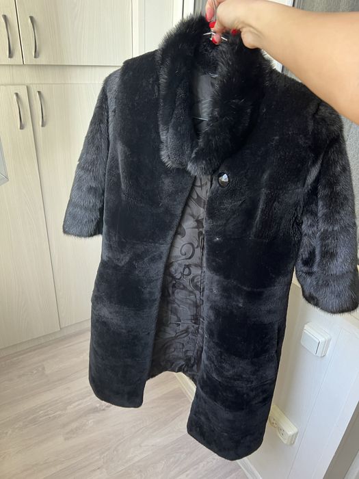 Шуба мутон , в хорошем состоянии