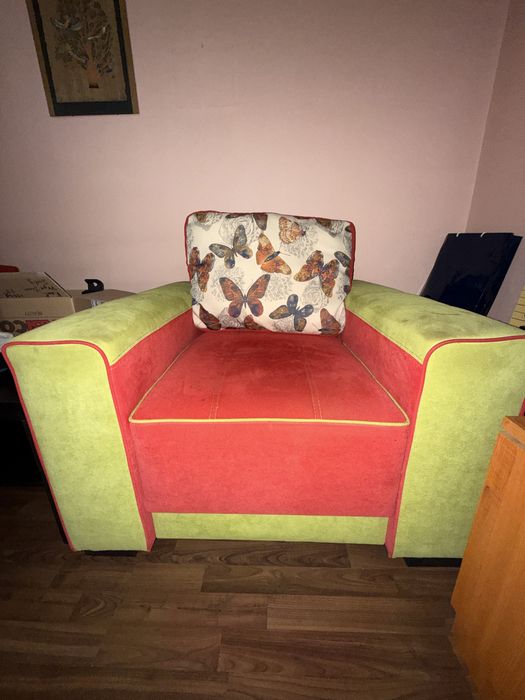 Canapea extensibilă + 2 fotolii mari