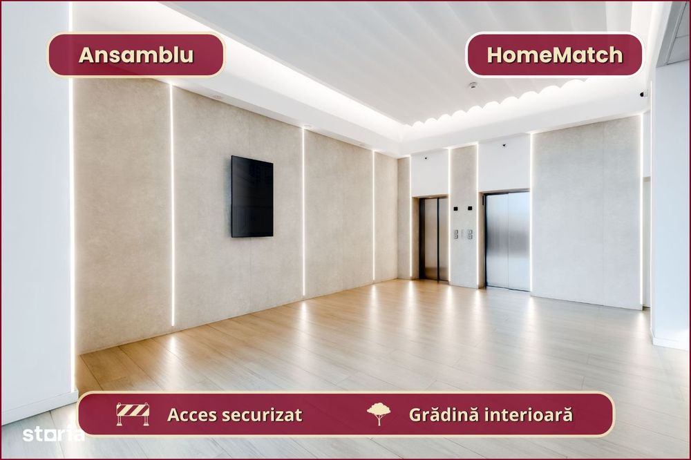 Cortina North || Studio premium || Prima închiriere || Comision 0%