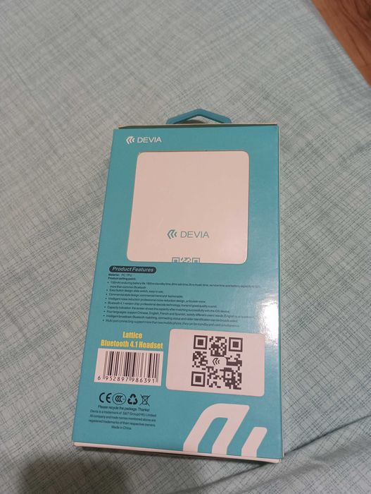 Bluetooth слушалка Devia Lattice