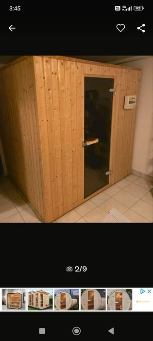 Saună  4 persoane la 380kw