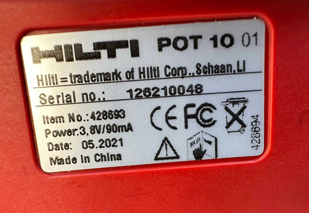 Hilti POT 10 - Професионален цифров Теодолит перфектен!