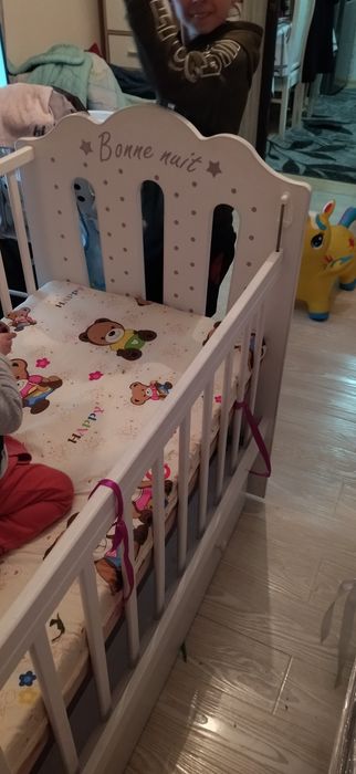 Манеж детская белая