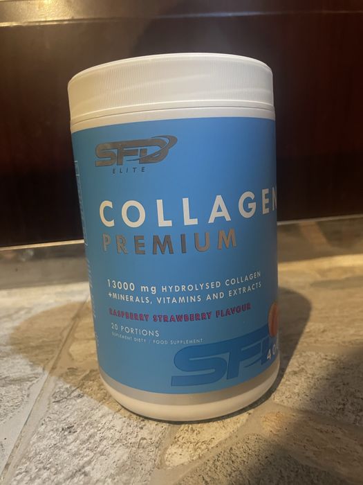 Collagen hidrolizat cu gust de capsuni si zmeura
