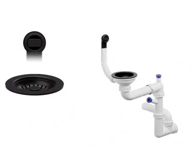 Най-търсеният комплект тази есен – Мивка Riga 50 XL + Черен смесител F