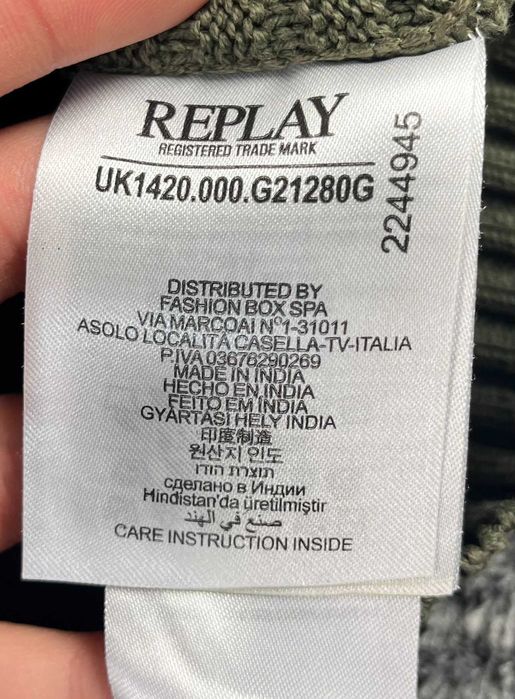 Replay Knitwear Sweater Мъжки Пуловер