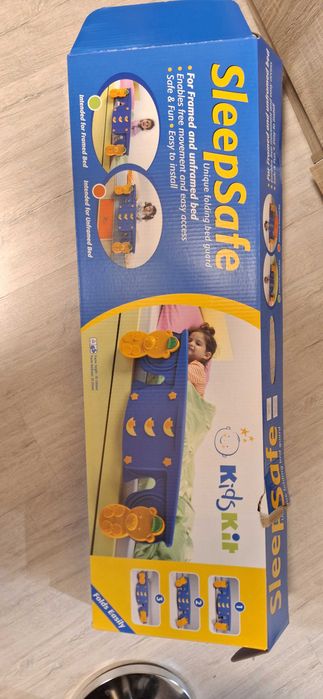 преграда за бебешко легло kids kit sleep safe