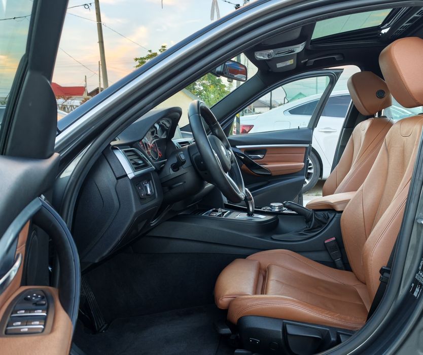 BMW Seria 3 f30 Facelift 320d 190cp B47 Led moduri Trapa încălzire climă volan M jante sport line navigație Olanda Euro6 garanție Impecabila