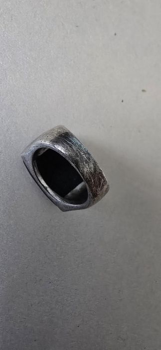 Inel de argint cu piatra  onix