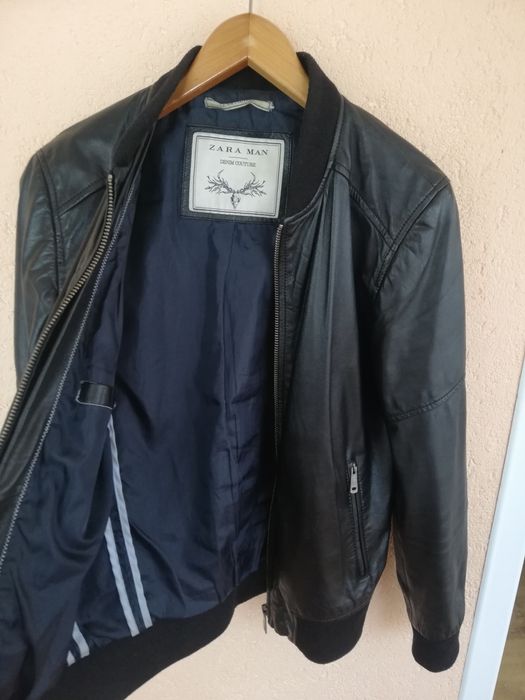Geaca piele bărbati Zara Man L bomber