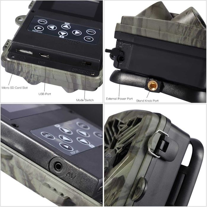 НОВА ТЕСТВАНА ловна камера HC-810A , Full HD1080P, Нощно,  IP66, 20MP