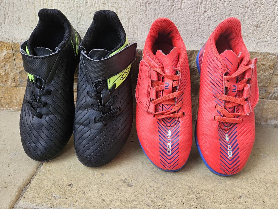 Ghete fotbal copii cu crampoane Decathlon– mărimea 29 si 30