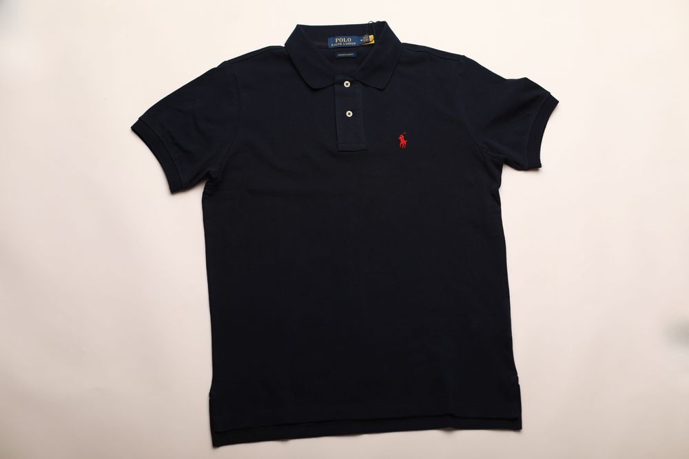 Polo Saint Laurent синие поло