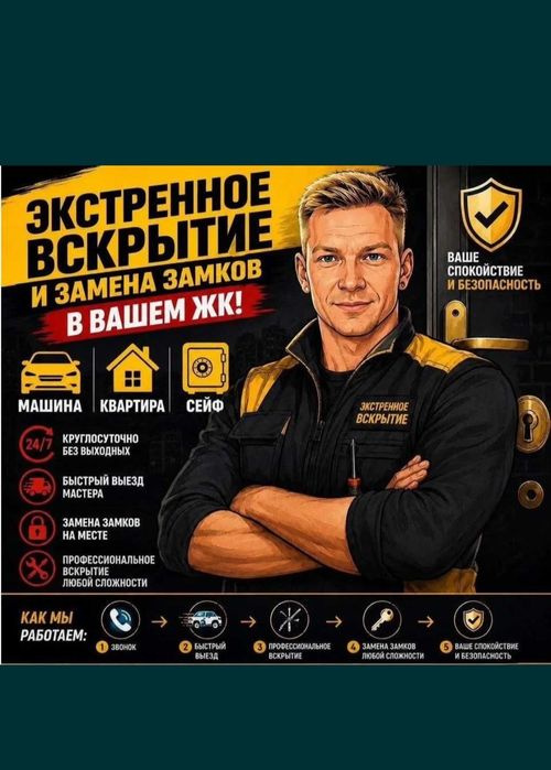 Вскрытие замков без повреждений