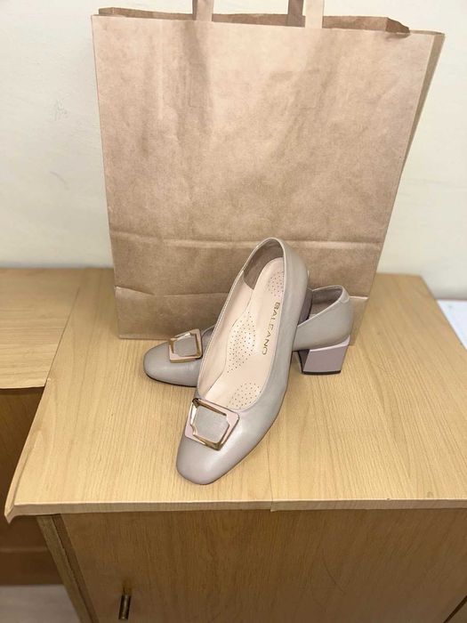 Обувки естествена кожа Baleano