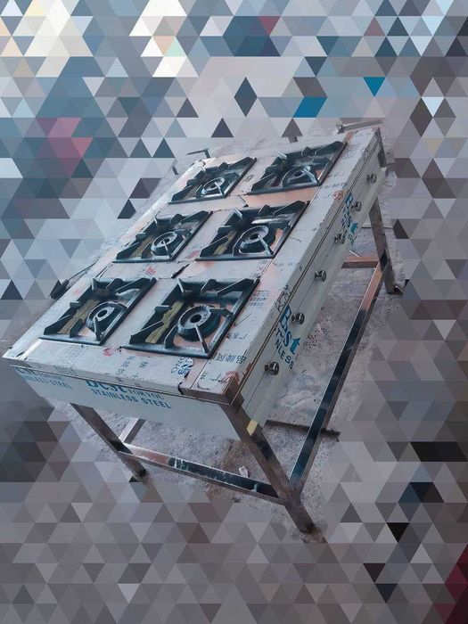 Газ плита газовая печь gaz plita нержавейка nerjaveyka кафе oshxona