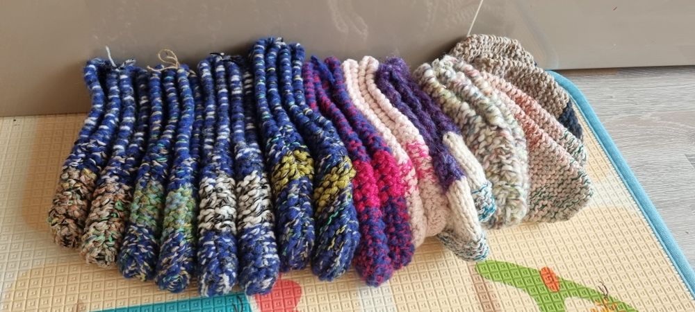 Cipici tricotati de lana