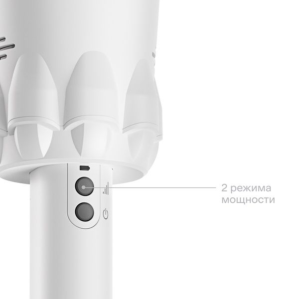 Вертикальный пылесос, беспроводной, Tuvio TS01MBHW, белый, HEPA-фильтр